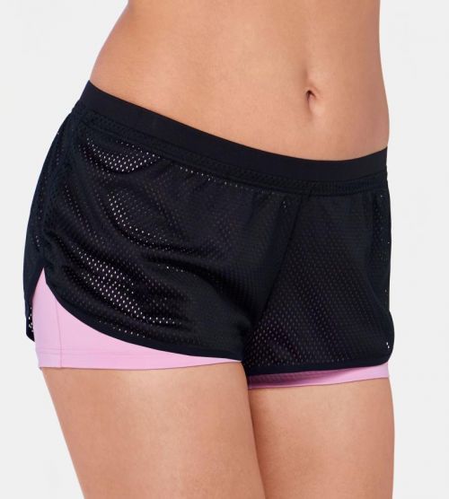 Dámske športové šortky Triaction The Fit-ster Short 01 - Triumph tmavá kombinácia červenej (M006) 000S
