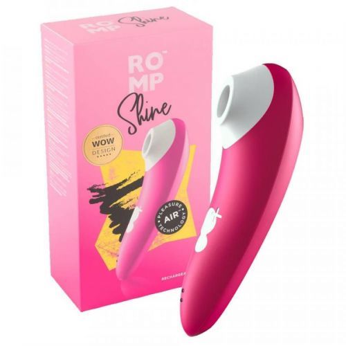ROMP SHINE PODTLAKOVÝ STIMULÁTOR NA KLITORIS - RUŽOVÝ