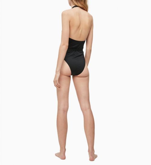 Jednodielne plavky KW0KW00807-BEH čierna - Calvin Klein čierna L