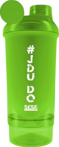 Fitness007 šejkr #jdudosebe 500+150 ml - zelená