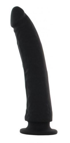 BASIC X Elio silikónové dildo s prísavkou čierne
