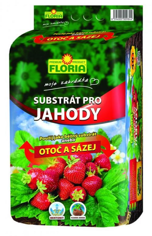 AGRO FLORIA Substrát pro jahody 40l