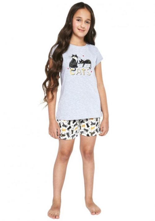 Detské pyžamo Cornette 787/87 122/128 šedá