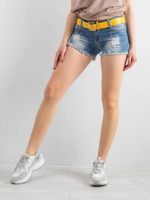 Modré džínsové kraťasy XS