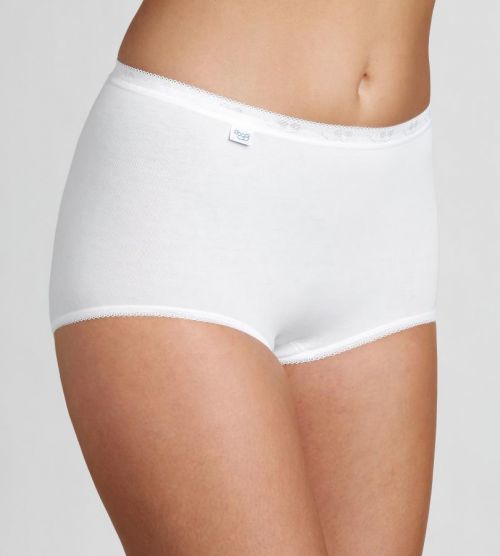 Nohavičky Sloggi Basic + Maxi biela (0003) 040