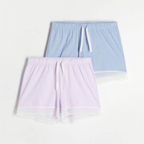 Reserved - Ladies` shorts - Modrá