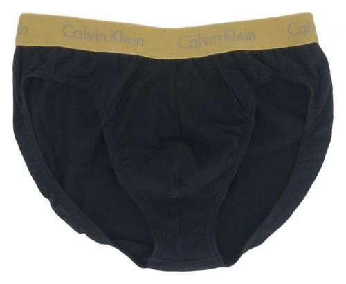 Pánske slipy M5310E-Q47 čierno-zlaté - Calvin Klein čierno-zlatá S