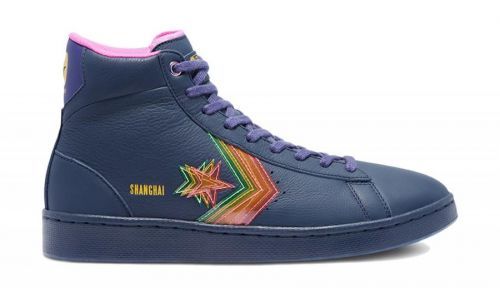 Converse Pro Leather Hearth of the City modré 170237C