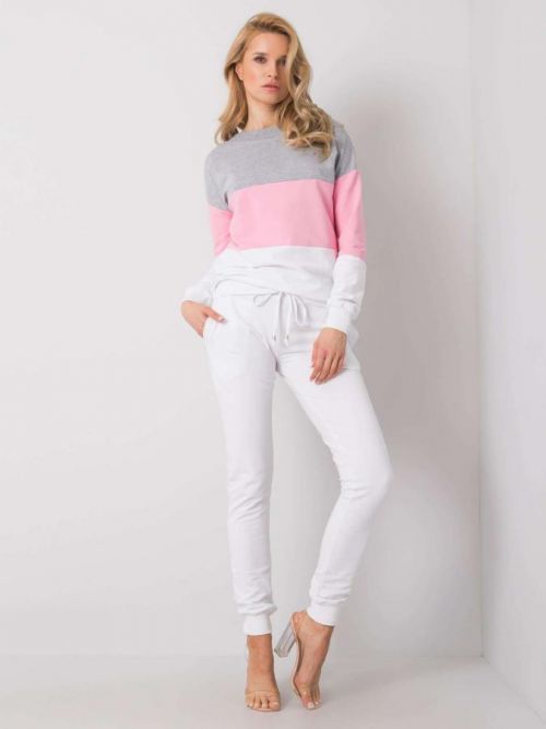 RUE PARIS Šedá a ružová dámska sada S