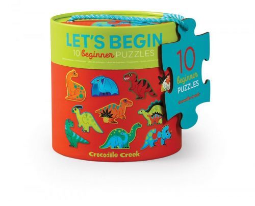 Crocodile Creek Prvé puzzle - Dinosaury (20 ks) / Let's Begin Puzzle Dinosaurs (20 pc)