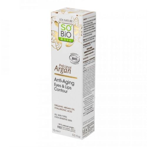 Krém na okolie očí a pier 15 ml BIO Anti-Age Precieux Argan   SO’BiO étic