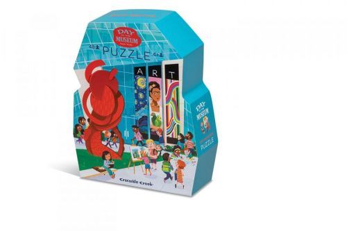 Crocodile Creek Puzzle - Deň v múzeu - Umenie (48 ks) / Puzzle Day at the Museum Art (48 pc)
