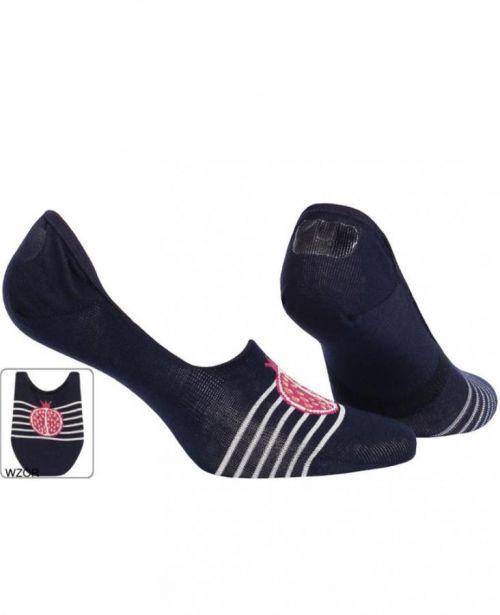 Pánske vzorované ponožky so silikónom námořnická 43/46