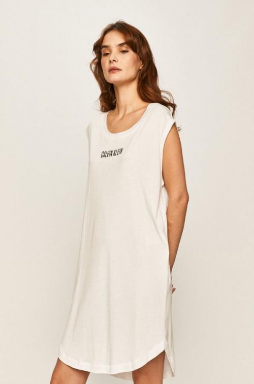 Plážové šaty KW0KW01008-YCD biela - Calvin Klein biela L