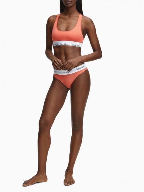 Nohavičky F3787E-GPT oranžová - Calvin Klein oranžová XL