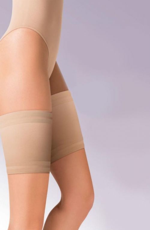 Ochranný pásik na stehná 510 Satin thigh band - Gabriella čierna 5-6