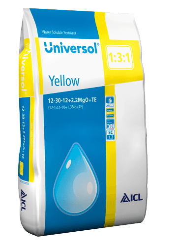 ICL Universol 12-30-12+2,2MgO+TE Žlutý 25 Kg