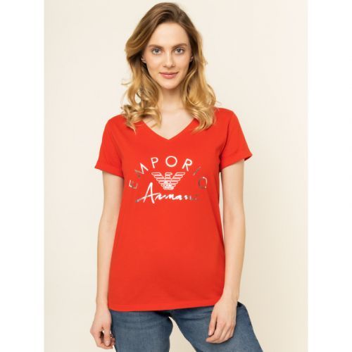 Dámske tričko 164334 0P291 00074 červená - Emporio Armani červená S