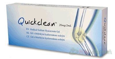 Quickclean 20 mg/2 ml gél s hyaluronátom sodným