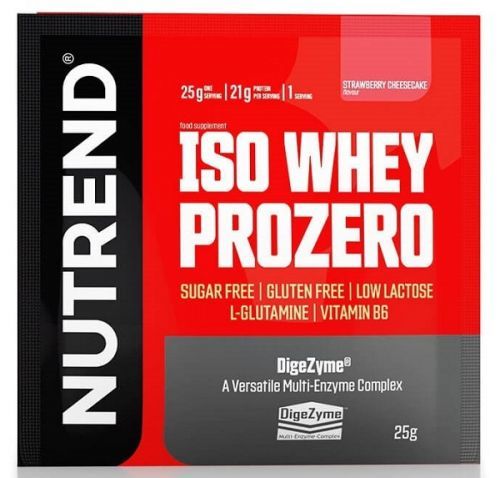 Nutrend iso whey prozero 25g - jahodový cheesecake