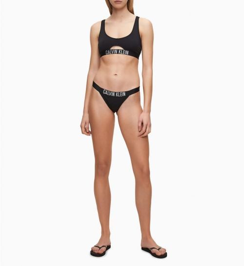 Vrchný diel plaviek KW0KW00900-BEH čierna - Calvin Klein čierna L