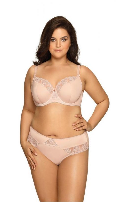 Polovystužená dámska podprsenka semi soft Ava 1921 béžový 85F