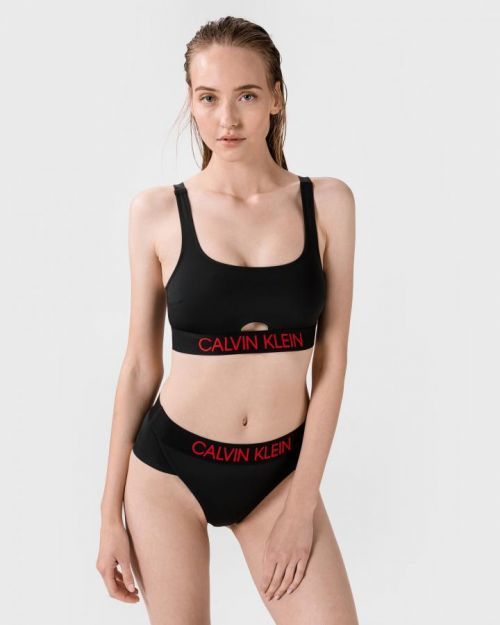 Vrchný diel plaviek KW0KW00886-BEH čierna - Calvin Klein čierna L