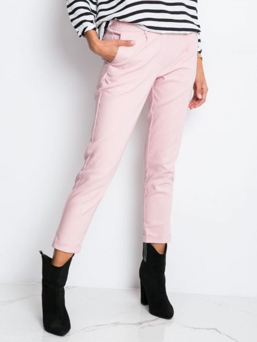 Dámske ružové nohavice RUE PARIS 40