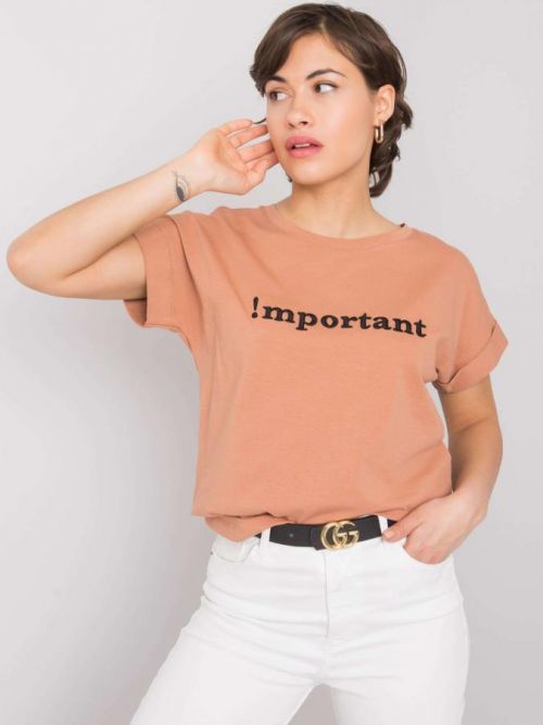 Ťavie tričko s vyšívaným nápisom one size