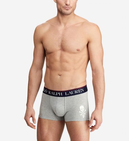 Boxerky 714753009001 šedá - Ralph Lauren šedá 2XL