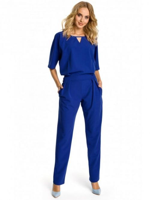 M334 Jumpsuit with kimono sleeve  EÚ S. kráľovská modrá