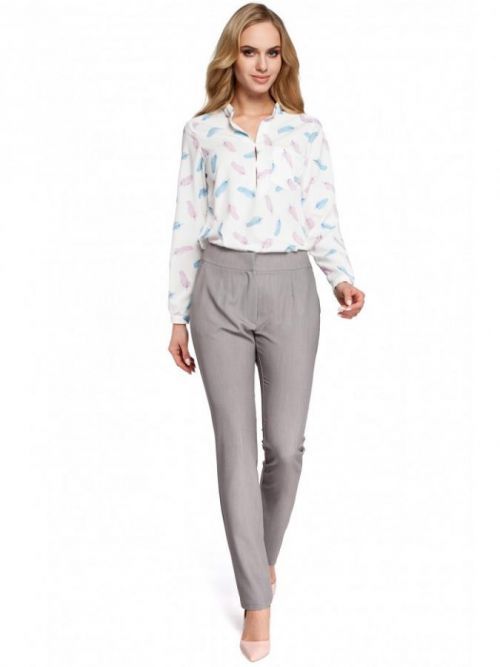 M303 Straight leg trousers  EÚ S. šedá