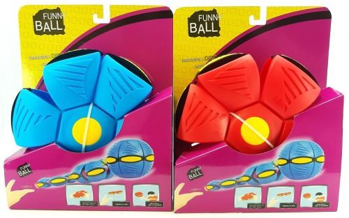 Lopta Flat Ball 23cm/2farby - modrá