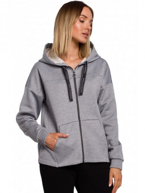 M550 Zipped hoodie  EÚ S. oceľ