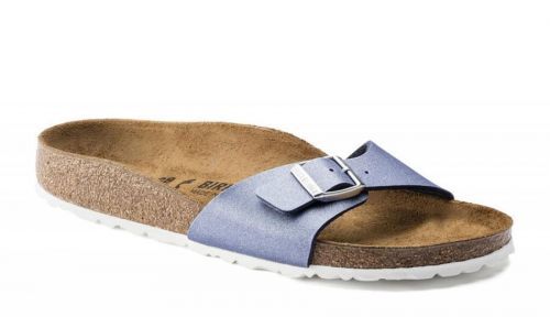 Birkenstock Madrid BS Icy Metallic Azure Blue Narrow modré 1016853