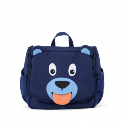 Detská kozmetická taštička Affenzahn Bear - Blue