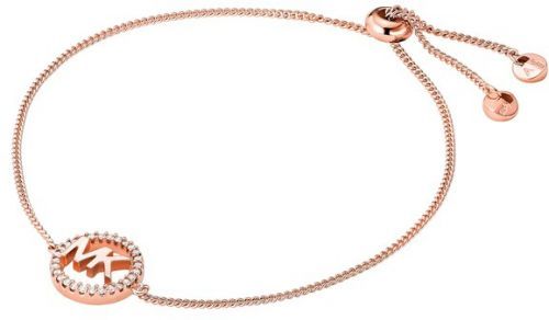 Michael Kors Bronzový náramok zo striebra s logom MKC1246AN791