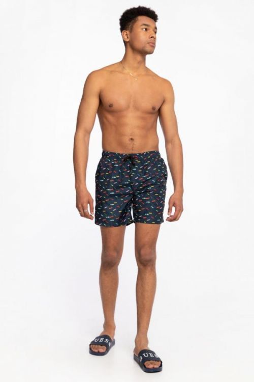 Pánske plavky F1GT03WO05Y U173 tmavo modré - Guess tm.modrá M