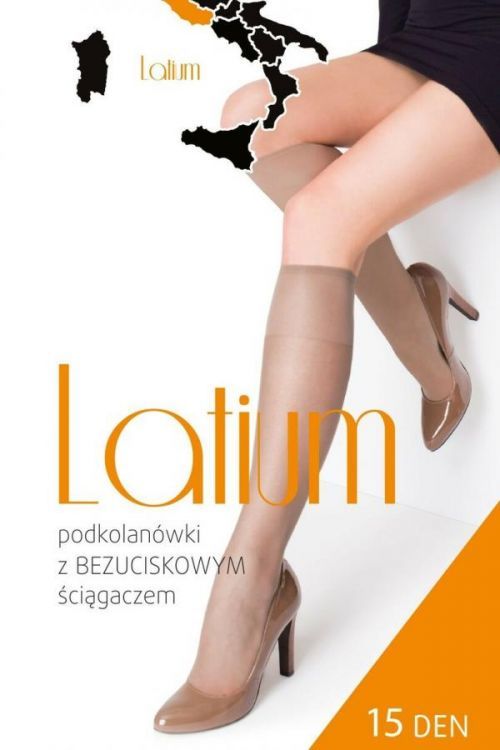 Dámske podkolienky Latium LYCRA kamel UNI