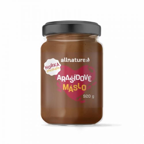 ALLNATURE Arašidové maslo s horkou čokoládou 920 g