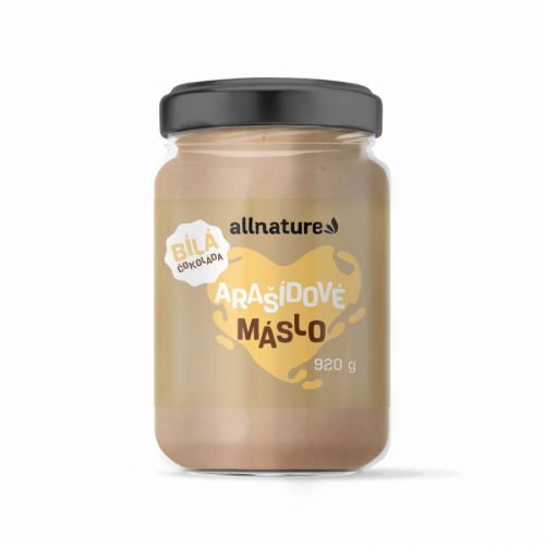 ALLNATURE Arašidové maslo s bielou čokoládou 920 g