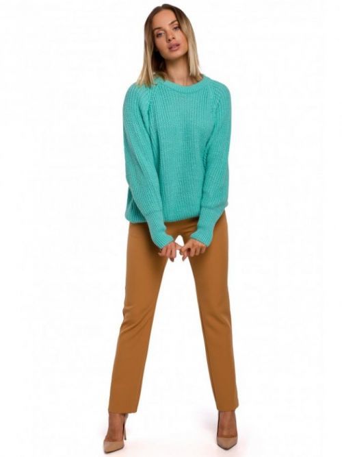 M537 Classic pullover sweater  EU S / M akvamarín