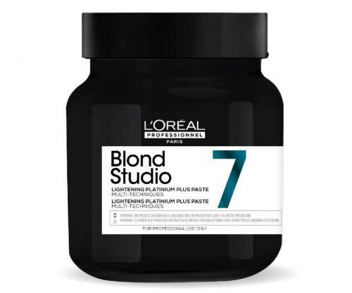 Zosvetľujúci pasta s nutriceridem Loréal Blond Studio 7 Multi-Techniques Platinium - 500 g - L’Oréal Professionnel + DARČEK ZADARMO