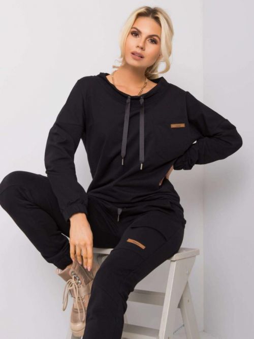 Čierna dámska sada S / M