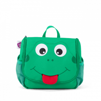 Detská kozmetická taštička Affenzahn Frog - Green