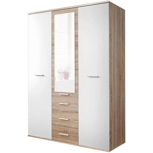 Szafa Dino 3D3S dub sonoma/biely