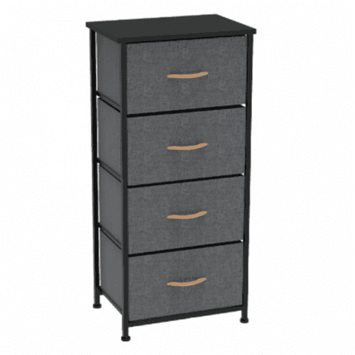 Komoda PALMERA TYP 2 čierna / tmavosivá Tempo Kondela