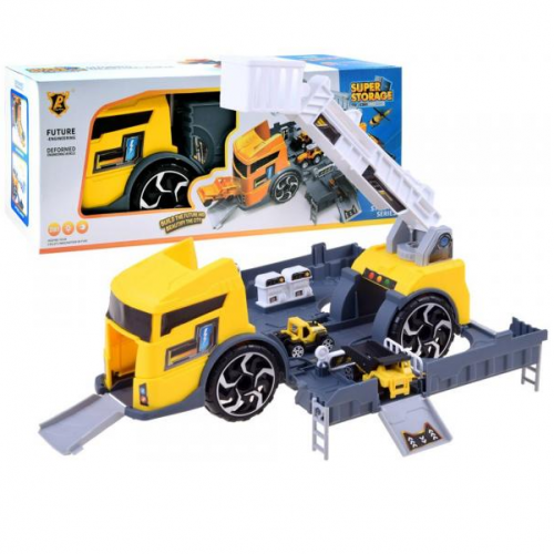 Žlté nákladné a parkovacie auto 2 v 1