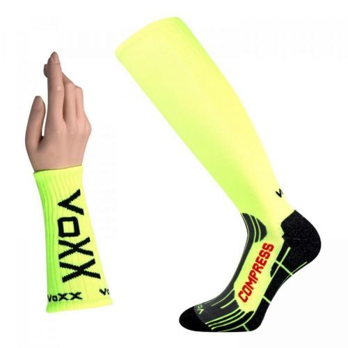 Kompresné podkolienky & návlek na zápästie VOXX Flex Neon Yellow Žltá 35-38
