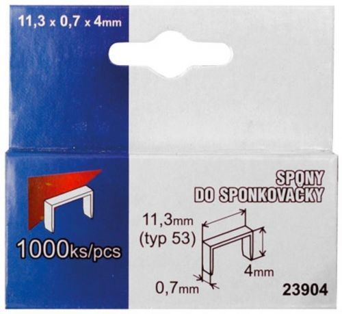 Spony14 mm, box 1000ks/bal.